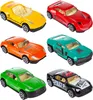 Six toy cars are arranged in two rows of three on a white background. Voir les images du produit
