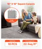SucceBuy Teppichfliesen 457,2 x 457,2 x 12 mm, 10er-Pack, Produktbild-Vorschau 2