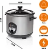 Vařič rýže Tristar RK-6127 šedý černý/stříbrný nerezový 500 Náhled obrázku produktu 8