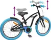 vidaXL Kinderfahrrad 22 Zoll für 7-12 Jahre alt Schwarz Produktbild-Vorschau 6
