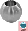 Kugel ∅20 mm / für Rohr ∅10 mm Endkappe Edelstahl Produktbild-Vorschau 2