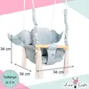 Love Gifts® Babyschaukel aus Holz hochwertig und geeignet Produktbild-Vorschau 3