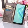 Infinix Hot 20 Play Hülle, Schmetterling Prägung Flip Leder Produktbild-Vorschau 3
