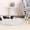 lionto Donut Hundebett, rundes Hundesofa mit Plüschbezug & Produktbild-Vorschau 6