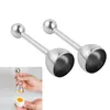 2er-Pack Eierhaube, Eieröffner aus Edelstahl, Produktbild-Vorschau 2