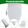 Bidet Toiletteneinsatz,WC Aufsatz in Weiß mit Produktbild-Vorschau 2