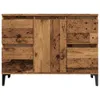 vidaXL Mobiletto lavabo in legno vecchio 80x33x60 cm Anteprima dell’immagine prodotto 4