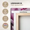MuchoWow® - Leinwandbilder - Blumen - Rosa - Natur, Produktbild-Vorschau 3