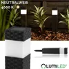 A product image showing solar garden lights in a garden setting, with a close-up of one light and a separate shot of another light with a stake. Náhled obrázku produktu