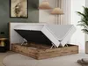 MKS MEBLE Boxspringbett 180x200 mit Bettkasten Eiche, Produktbild-Vorschau 3