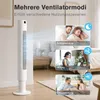 Turmventilator 100 cm mit Fernbedienung, LED-Display, 90° Produktbild-Vorschau 4