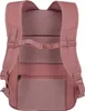 The back of a rose-colored backpack is shown against a white background. Anteprima dell’immagine prodotto
