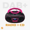 Denver TDB-212P, 1,55 kg, Ružová, Osobný CD prehrávač Náhľad obrázku produktu 8