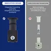 Homelody Hänge WC Toilette 360° Einloch Superspin Produktbild-Vorschau 6