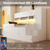 Merax Kinderbett 90x200 cm mit Kleiderschrank und Produktbild-Vorschau 5