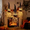 Beleuchteter Hexenhut für Halloween, hängend, mit Sound, Produktbild-Vorschau 1