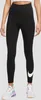 Nike W Nsw Nk Clsc Gx Hr Tght Swsh Black/White M Produktbild-Vorschau 1