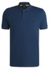 Hugo Boss Orange Strickwaren KM Open Blau einfarbig Produktbild-Vorschau 16