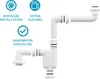 Aqua Bagno Raumsparsiphon  Siphon für Badmöbel - DN32 - Produktbild-Vorschau 6
