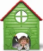 Dohany Spielhaus grün rot Kinderspielhaus Gartenhaus Indoor Produktbild-Vorschau 3