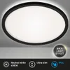 LED Bad-Deckenleuchte, schwarz, LED/22W Produktbild-Vorschau 2