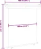 vidaXL Balkon-Seitenmarkise 145x250 cm Schwarz Produktbild-Vorschau 7