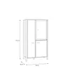 Vitrine Beistellschrank Standvitrine Vitrinenschrank Produktbild-Vorschau 8