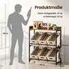 Yaheetech 3-Ebenen Getränkekistenregal Kistenregal aus Produktbild-Vorschau 3
