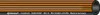 A close-up of a black and orange striped hose with text printed on the bottom. Produktbild-Vorschau