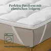 Zinus Bambus-Matratzenauflage 140x200 cm – Gesteppter, 5 cm Produktbild-Vorschau 3