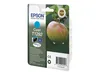 The image shows the retail packaging of an Epson T1292 cyan ink cartridge. Produktbild-Vorschau
