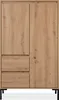 finori Korsika 53A Highboard, Nachbildung Artisan Oak Maß: Produktbild-Vorschau 1