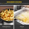 HOMCOM Heißluftfritteuse 6,5 L 1700W mit 8 Menüs Produktbild-Vorschau 5