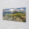 Glasbilder 100x50 Wandkunst Gebirgssee Produktbild-Vorschau 2