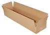 A long, narrow, open cardboard box is shown against a white background. Podgląd zdjęcia produktu