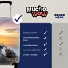 MuchoWow® Koffer Handgepäck Trolley Rollkoffer Kleine Produktbild-Vorschau 6