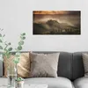 DEQORI Hybrid Leinwand Bild 60x30 cm 'Morgenlicht Zauber' Produktbild-Vorschau 3
