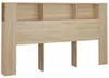 vidaXL Čelo postele s policami dub Sonoma 180x18,5x104,5 cm Náhľad obrázku produktu 1