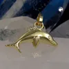 Anhänger 12x7mm kleiner Delfin glänzend 9Kt GOLD gold Produktbild-Vorschau 2