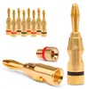 10x Bananenstecker vergoldet High End Bananas Stecker Nauci Produktbild-Vorschau 1