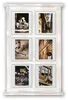 Vintage Holz Bilderrahmen Collage rechteckig weiss für Produktbild-Vorschau 1