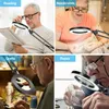 Lupe Lupe mit LEDs Klemmclip Licht 8-fache Vergroesserung Produktbild-Vorschau 8