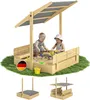SPIELWERK® Sandkasten Toni Sonnendach Sitzbank Produktbild-Vorschau 1
