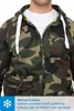Mivaro Herren Sweatjacke Camouflage mit Kapuze Regular Fit Produktbild-Vorschau 4
