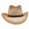 Cappello di paglia, con fascia, marrone Anteprima dell’immagine prodotto 3