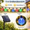 5M Zonne-energie lichtslinger voor buiten, met LED-lampen. Productafbeelding-voorbeeld 5