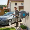 Gartenschlauchaufroller 20m Schwenkbare Schlauchtrommel Produktbild-Vorschau 3