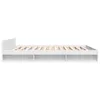 vidaXL Rám postele se zásuvkami bílý 180x200 cm materiál na Náhled obrázku produktu 5