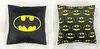 Batman-Kissen - Batman-Logo Schwarz und Gelb 40x40 cm Produktbild-Vorschau 2