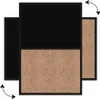 Kombitafel Kork / schwarz magnetisch 60x40 Holzrahmen Produktbild-Vorschau 7